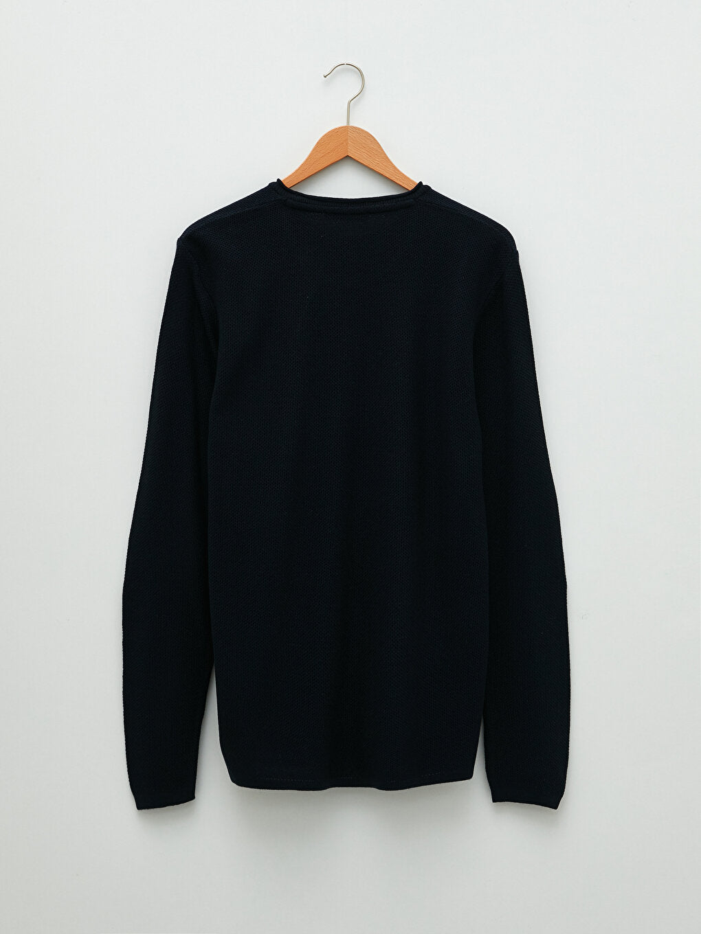 Crew Neck Long Sleeve Men's Knitwear Sweater