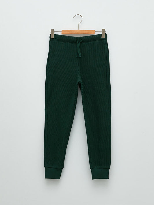 Basic Boy's Jogger Sweatpants with Elastic Waist