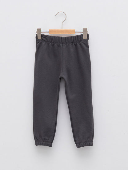 Basic Baby Boy Tracksuit Bottom with Elastic Waist