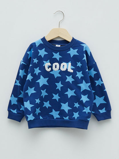 Crew Neck Long Sleeve Baby Boy Sweatshirt 2-pack