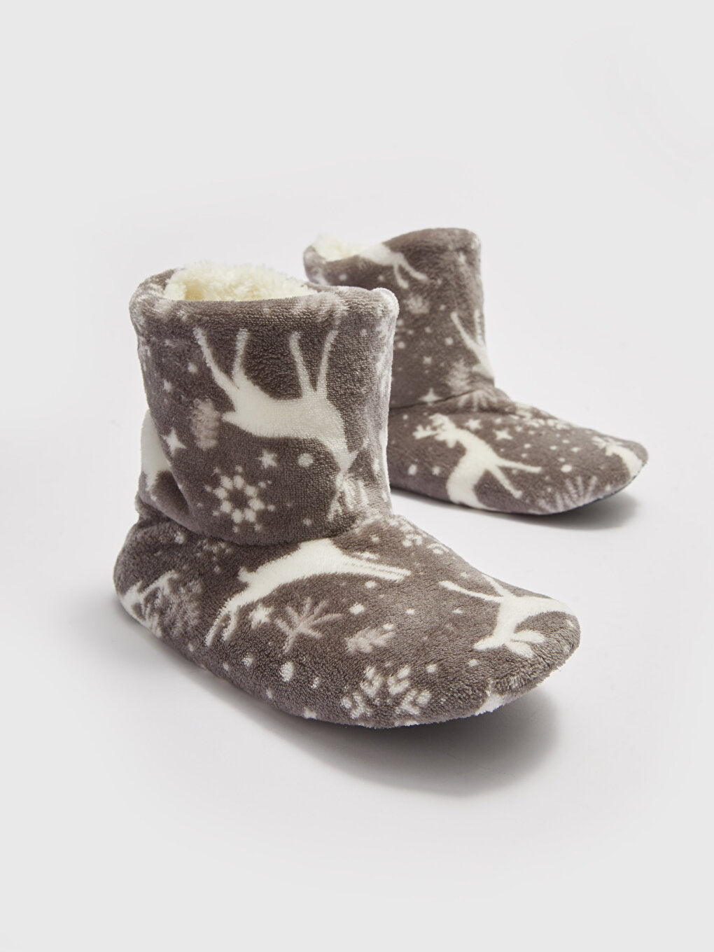 New Year's Themed Patterned Boys' Home Boots