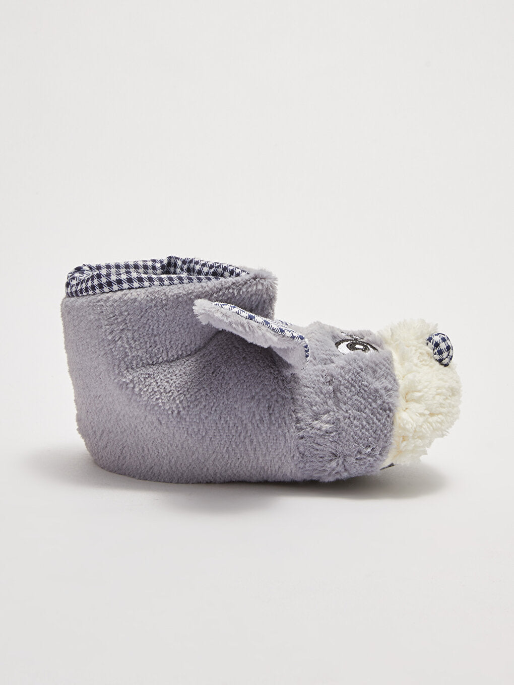 Embroidered Plush Baby Boy House Boots