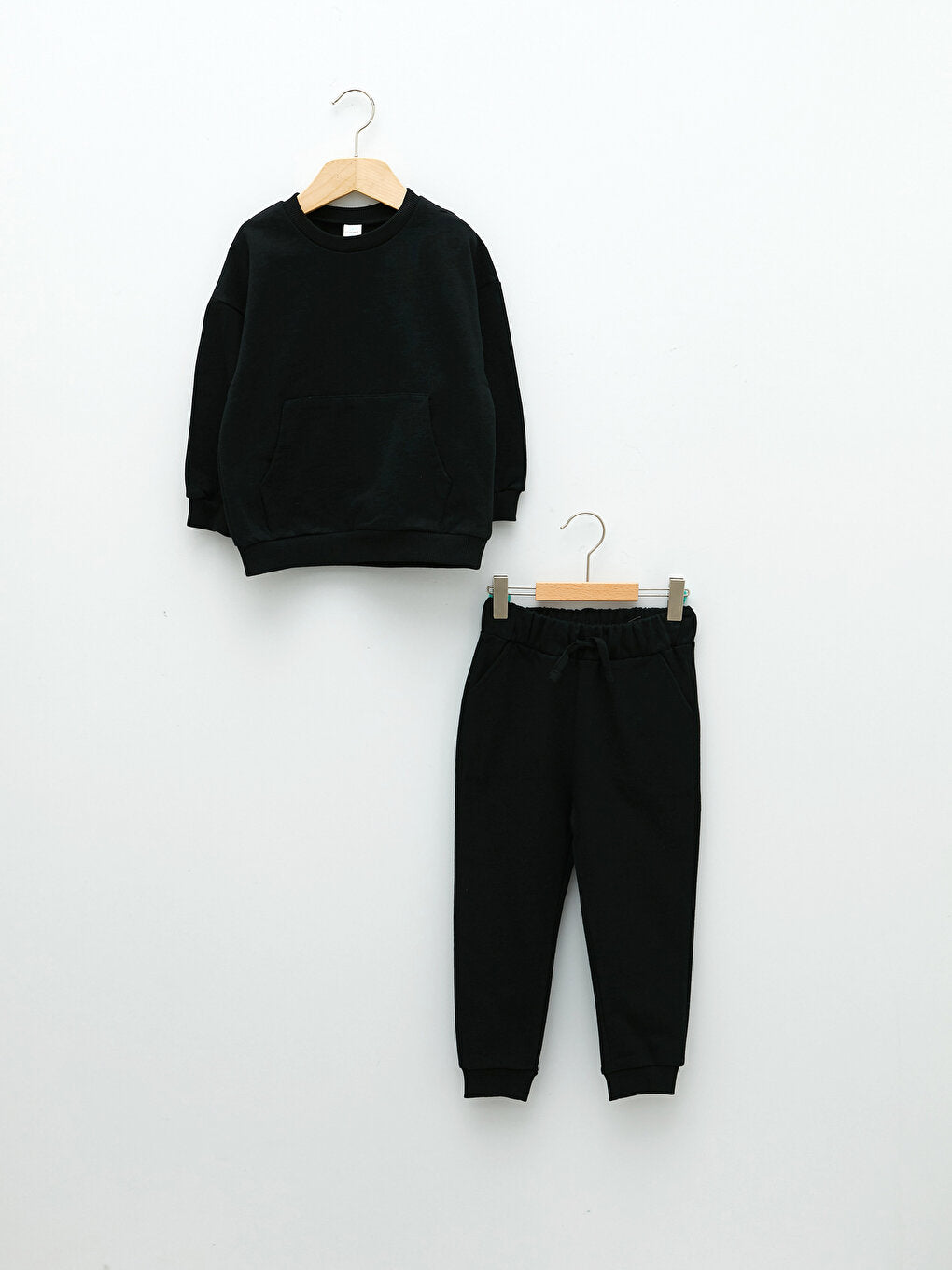 Crew Neck Long Sleeve Baby Boy Sweatshirt and Trousers 2-Piece Set