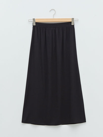 Straight A Cut Belmando Fabric Women's Skirt with Elastic Waist