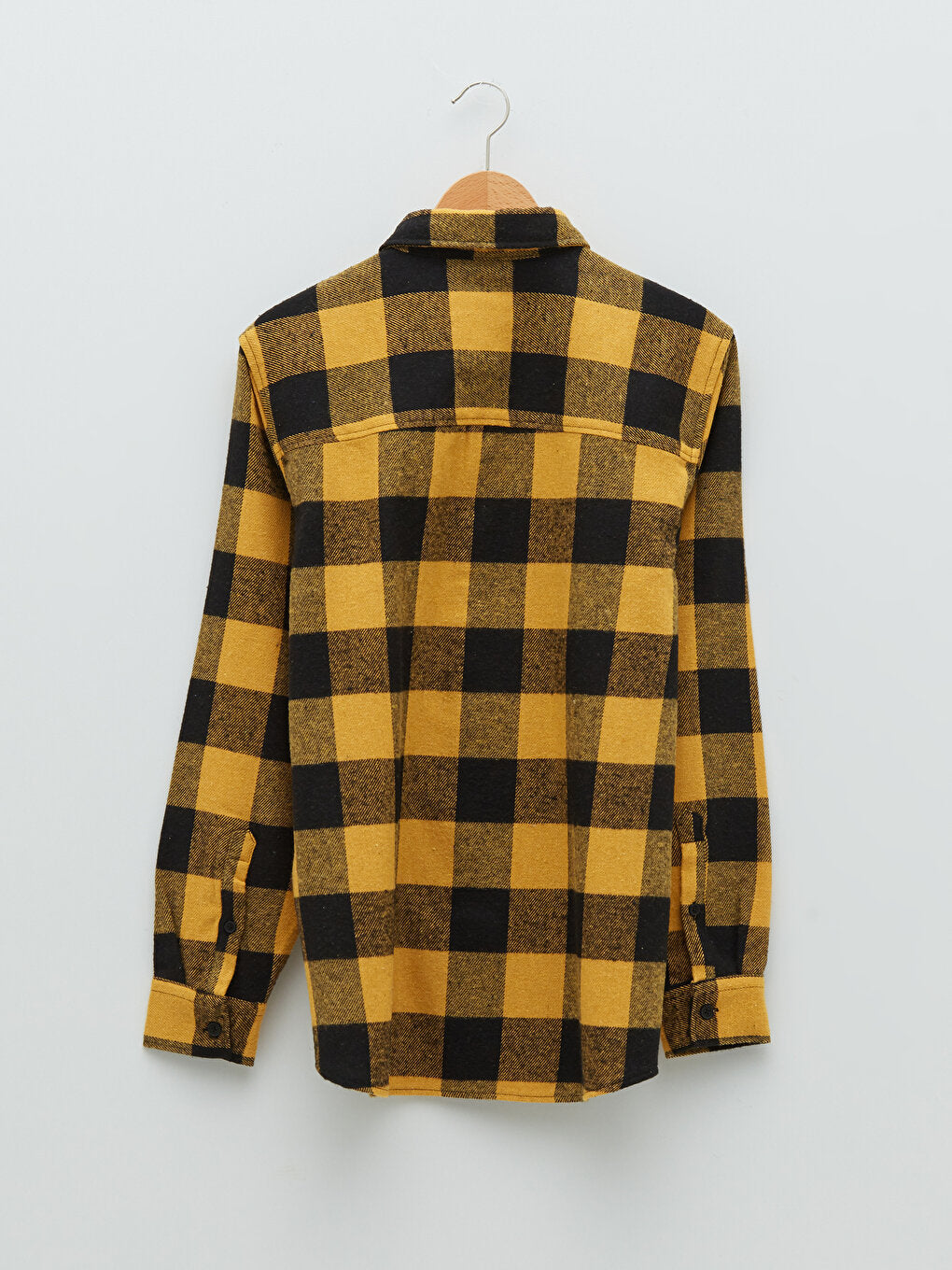 Regular Fit Long Sleeve Plaid Men's Lumberjack Shirt Jacket