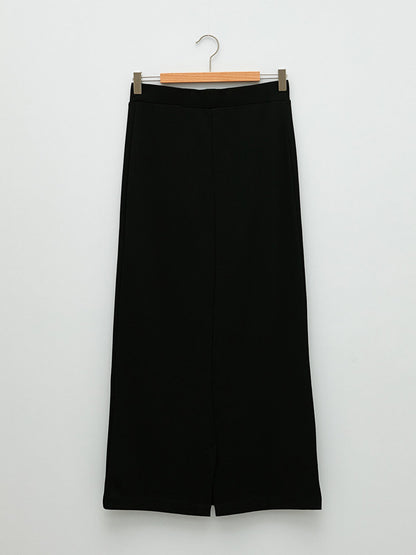 Women's Elastic Waist Straight Pencil Skirt