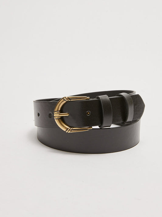 Leather Look Women's Belt