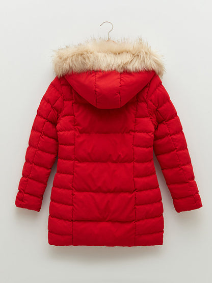 Women's Hooded Plain Puffer Coat