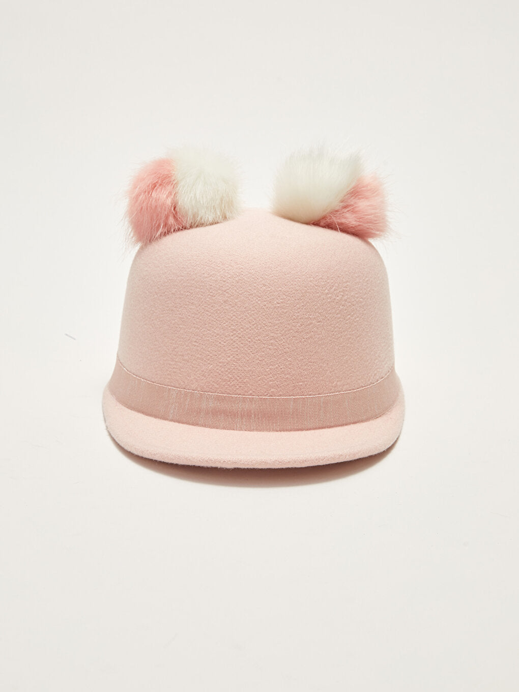 Girl's Pompom Stamped Riding Hat