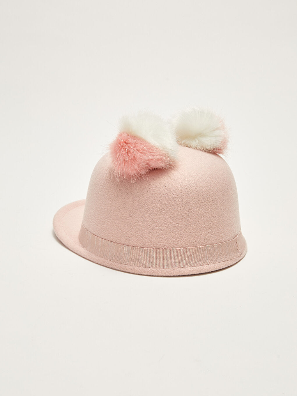 Girl's Pompom Stamped Riding Hat