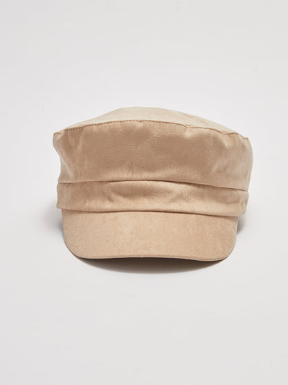 Suede Women's Sailor Hat