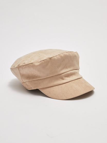 Suede Women's Sailor Hat