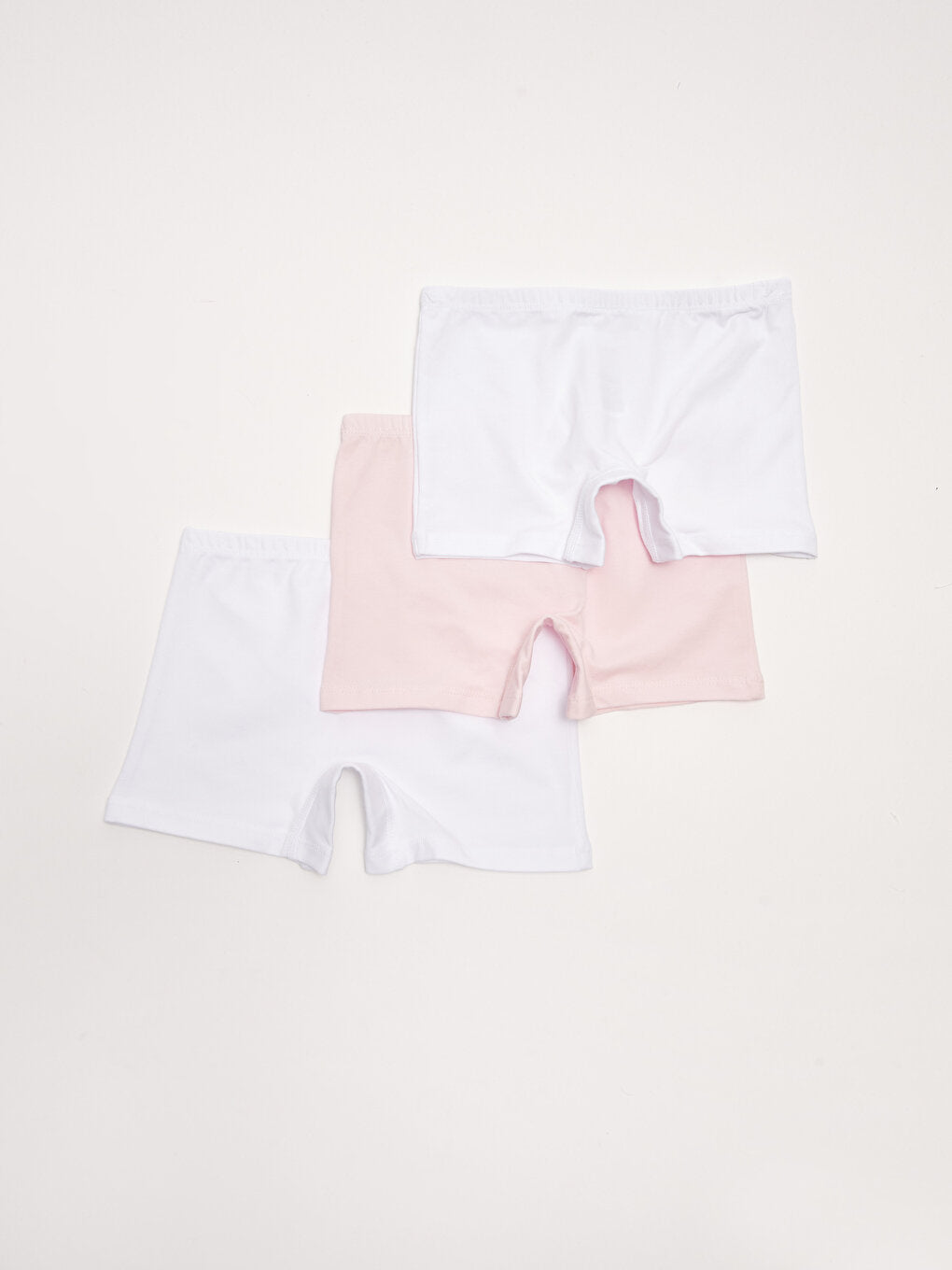 Basic Cotton Girl's Boxer 3-pack