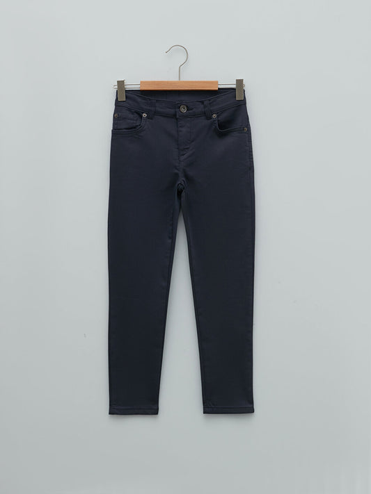 Basic Gabardine Boy's Trousers