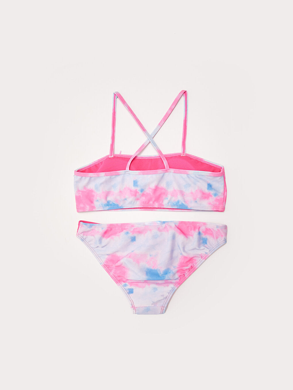 Printed Girl's Bikini Made of Flexible Fabric