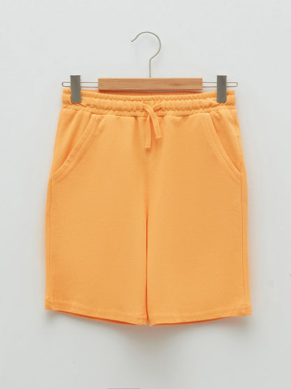 Basic Boys' Shorts with Elastic Waist