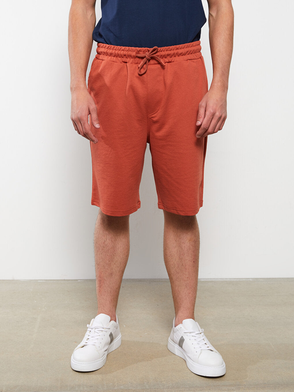 Standard Pattern Knitted Men's Shorts