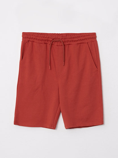 Standard Pattern Knitted Men's Shorts