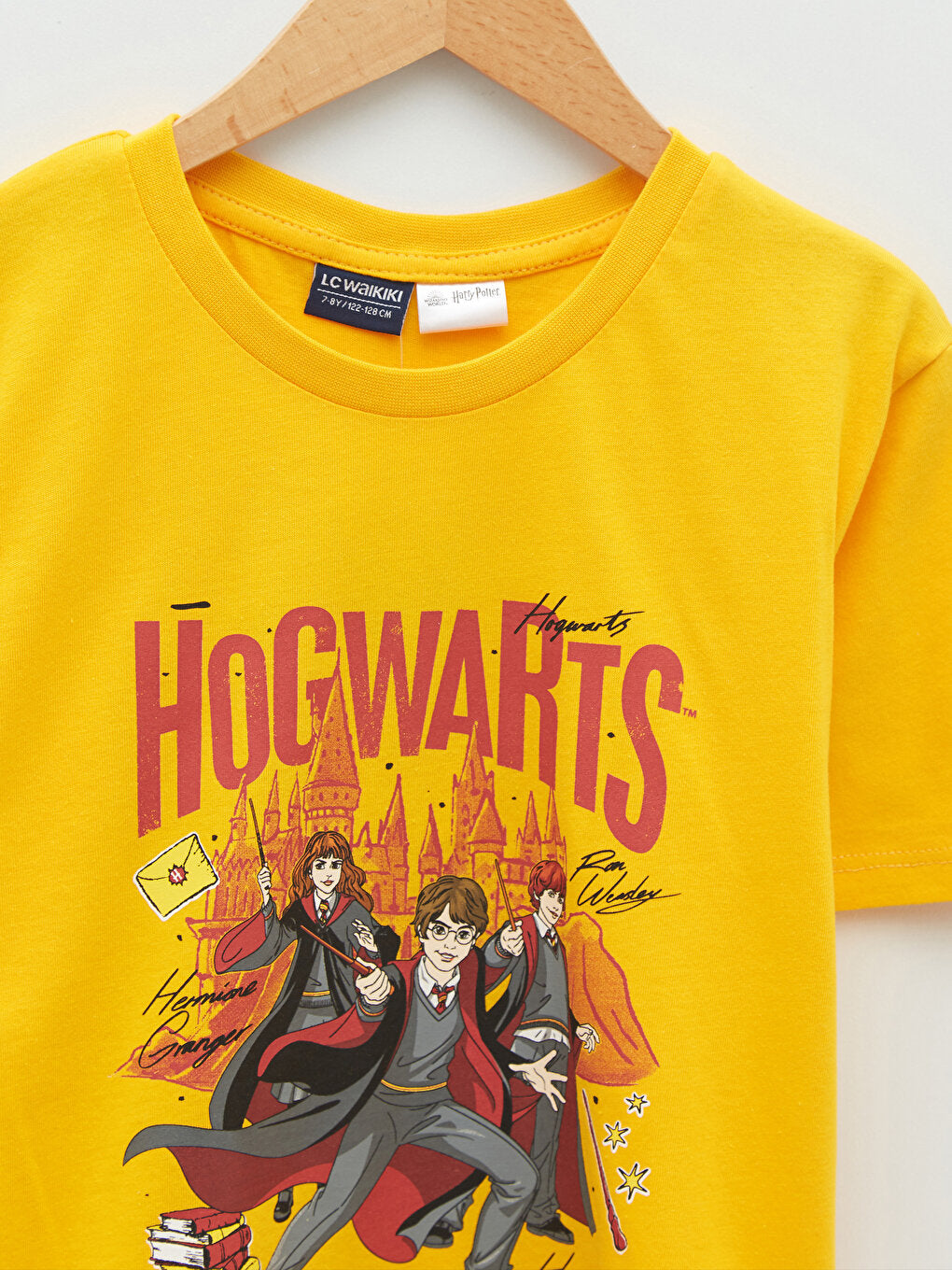 Crew Neck Harry Potter Printed Short Sleeve Boys' T-Shirt