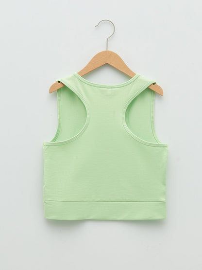 Crew Neck Basic Girl's Bustier