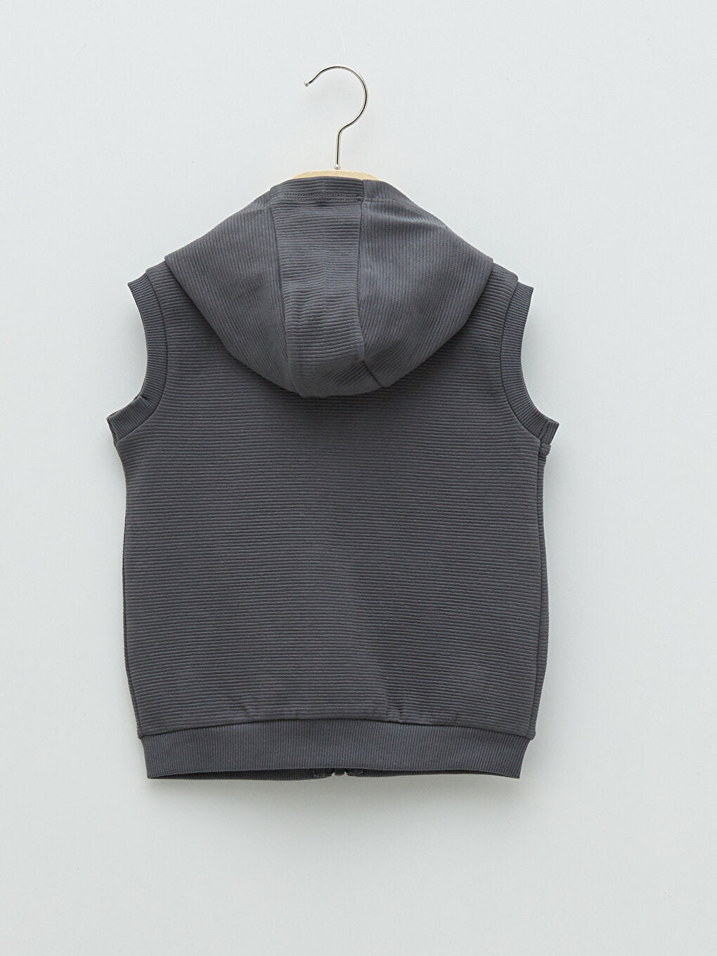 Hooded Baby Boy Zipper Vest