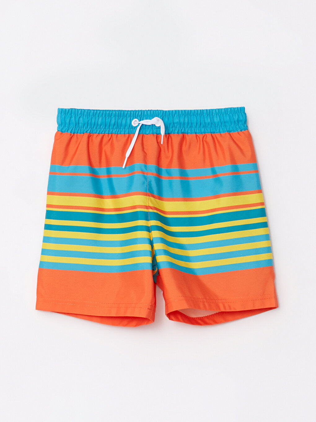 Striped Quick Drying Boy's Swim Shorts