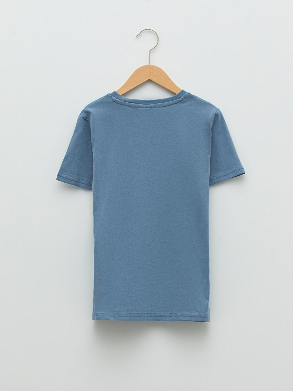 Crew Neck Printed Short Sleeve Cotton Boys' T-Shirt