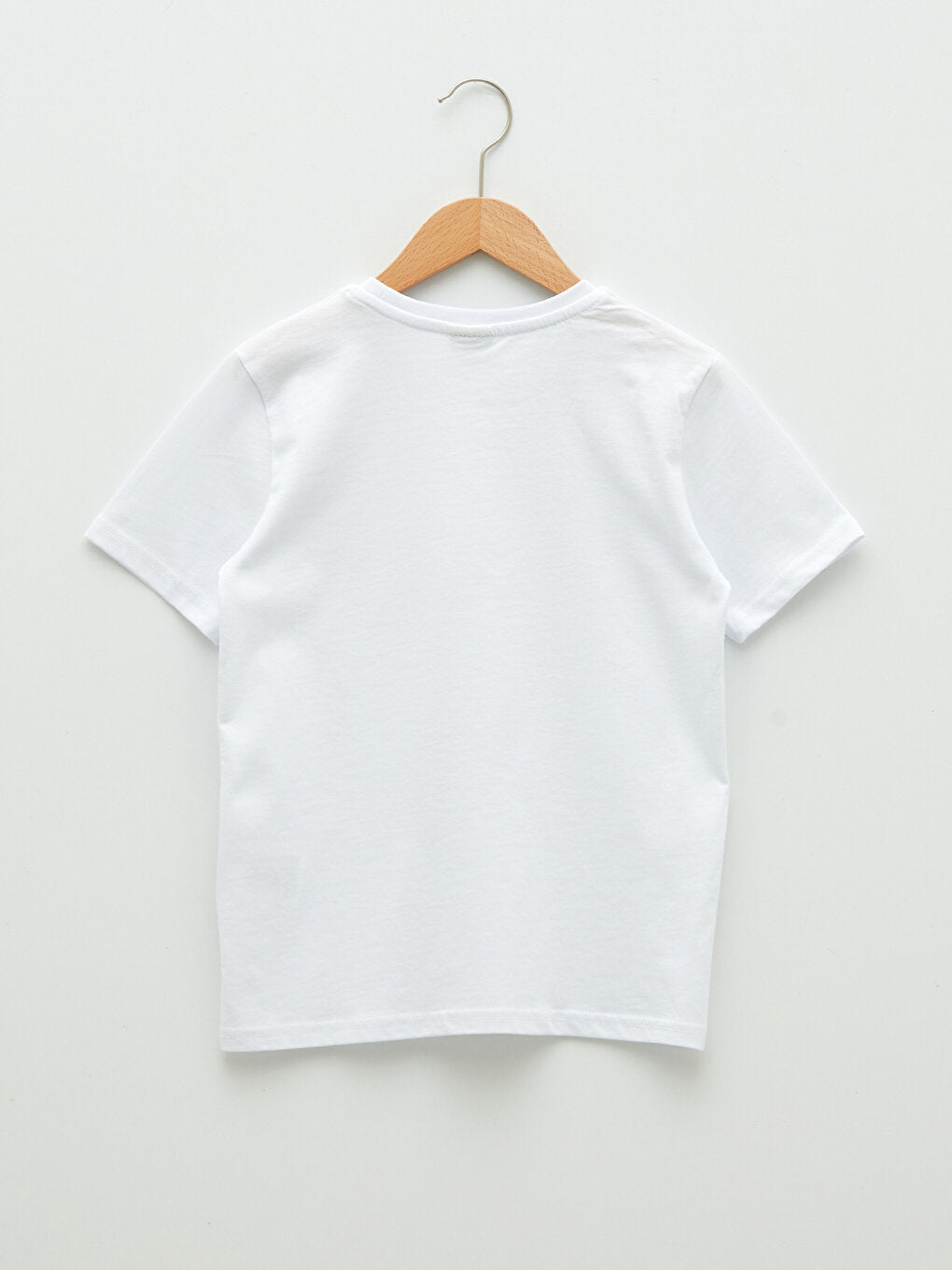 Crew Neck Printed Short Sleeve Cotton Boys' T-Shirt