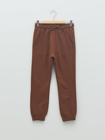 Basic Boy's Jogger Sweatpants with Elastic Waist