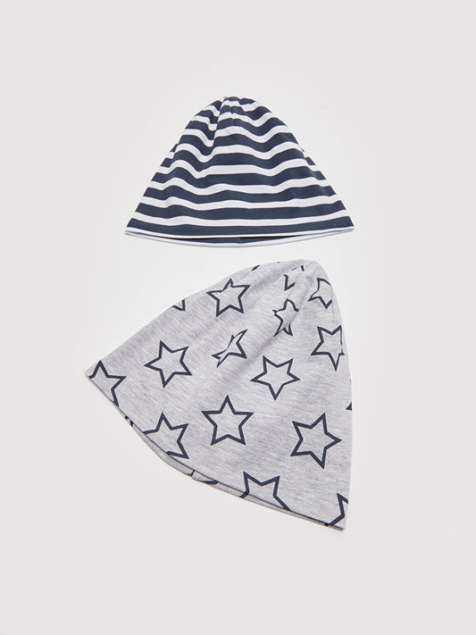 Boy's Knitwear Printed Beret 2-pack