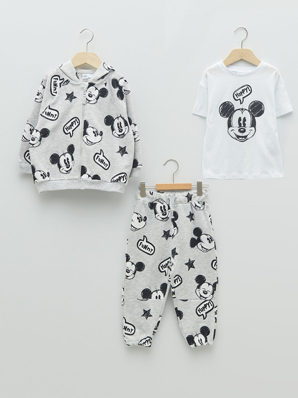 Mickey Mouse Printed Baby Boy Suit Set of 3