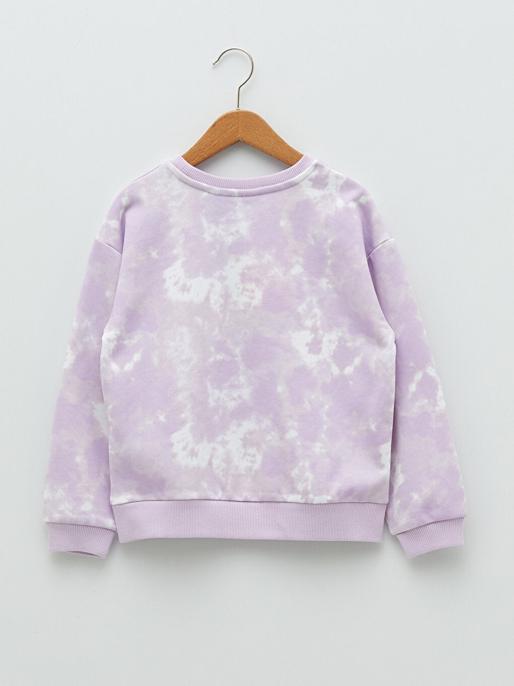 Crew Neck Elsa Printed Long Sleeve Girl's Sweatshirt