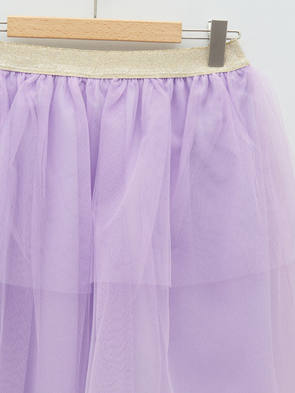 Girls' Tutu Skirt with Elastic Waist