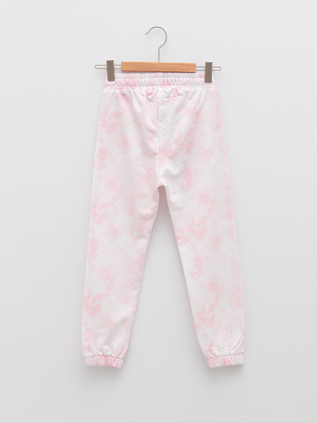 Elastic Waist Batik Patterned Girls' Jogger Sweatpants