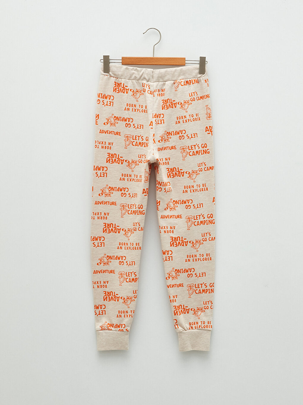 Printed Boys' Jogger Sweatpants with Elastic Waist