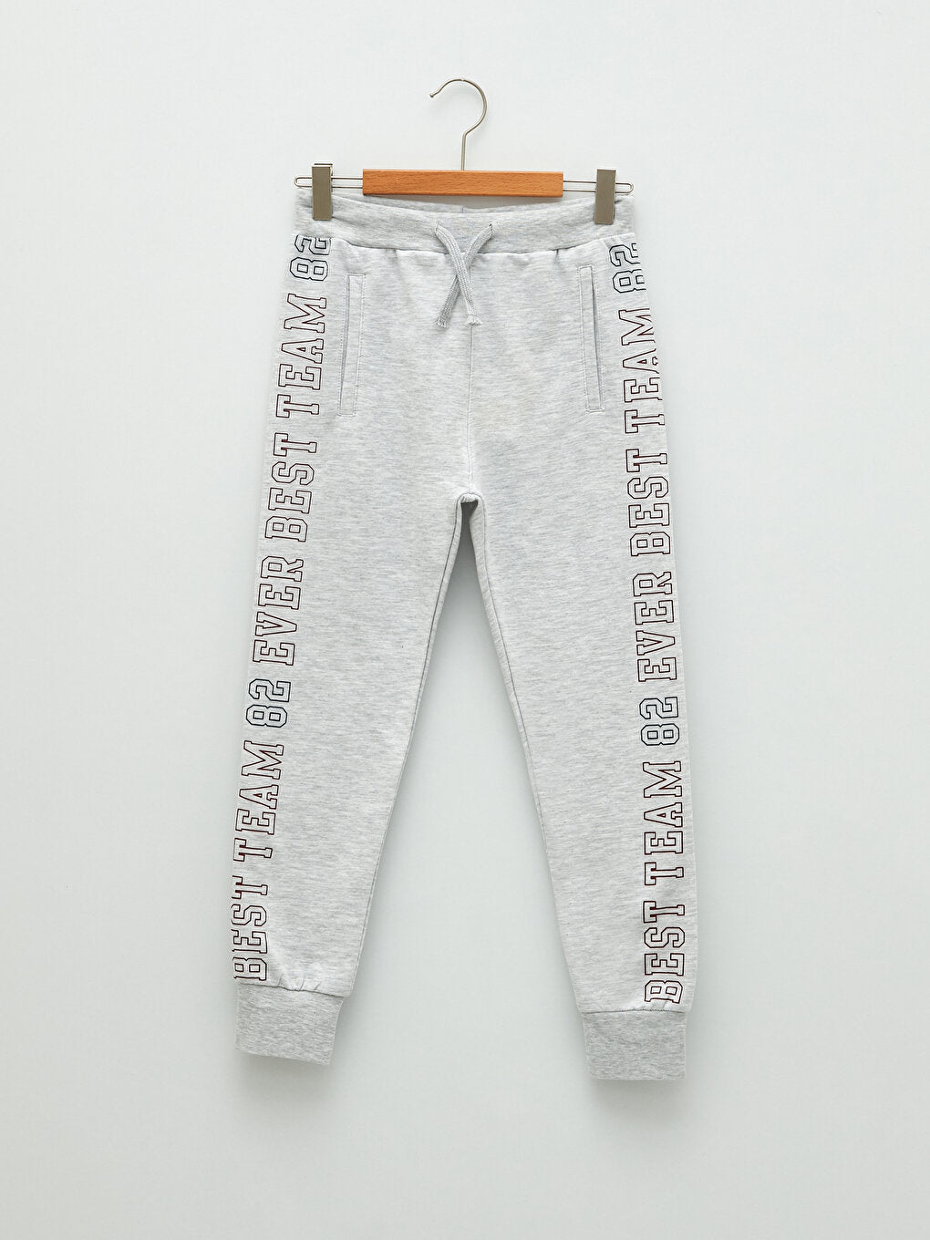 Printed Boys' Jogger Sweatpants with Elastic Waist