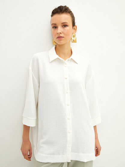 Front Button Closure Women's Shirt