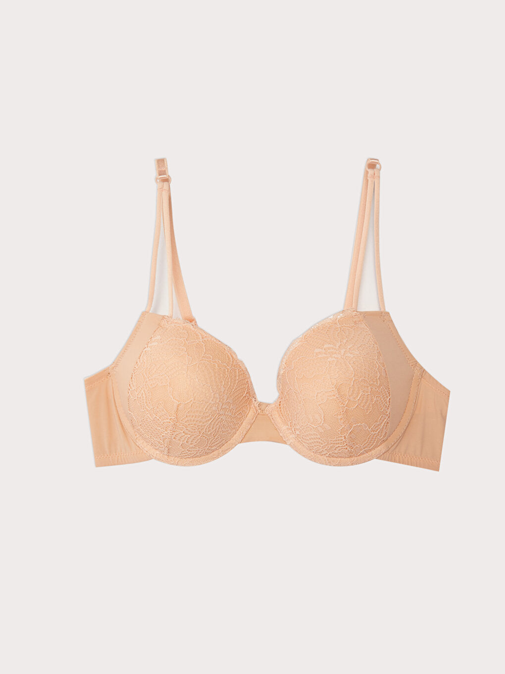 Underwire Half Padded Lace T-Shirt Bra