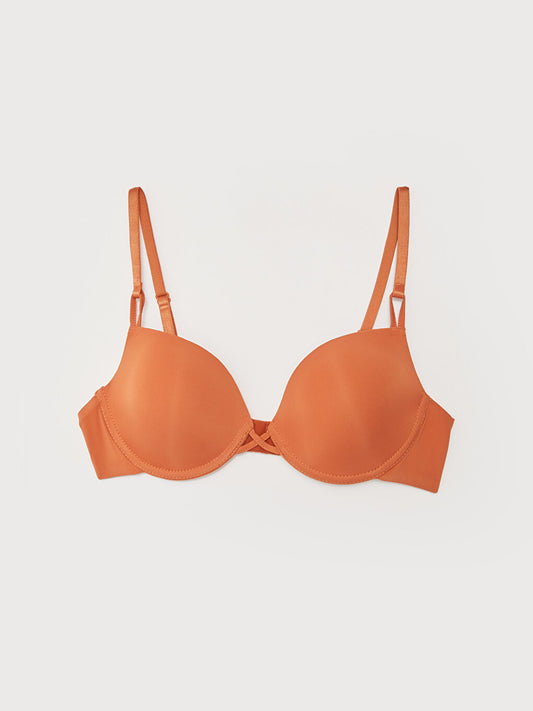 Underwire Unpadded Plain T-Shirt Bra