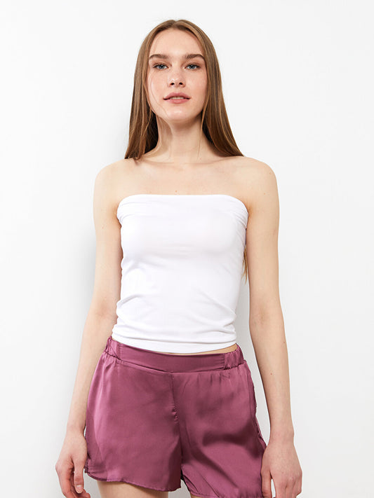 Women's Strapless Plain Athlete