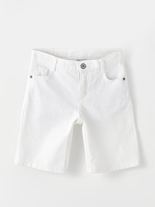 Basic Gabardine Boys' Shorts