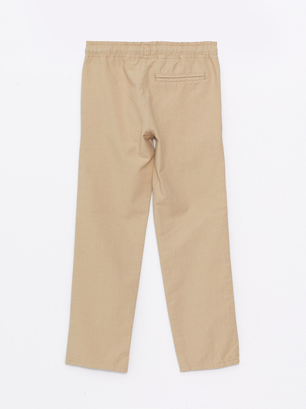 Basic Gabardine Boy's Trousers with Elastic Waist