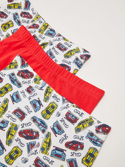 Printed Cotton Boys' Boxer 3-Piece