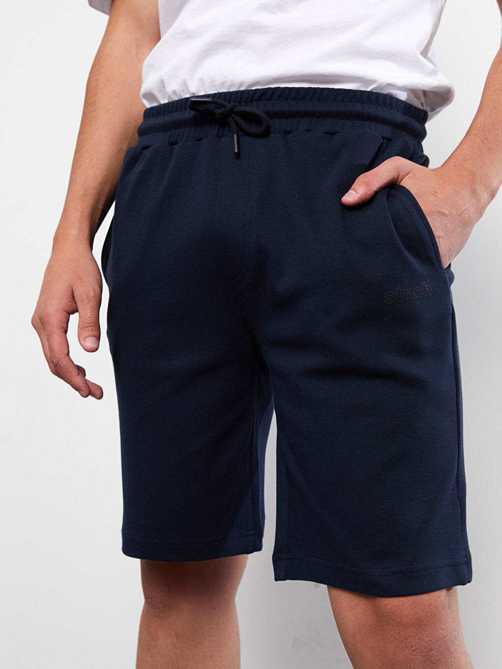 Standard Pattern Knitted Men's Shorts