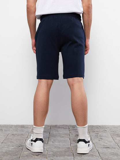 Standard Pattern Knitted Men's Shorts