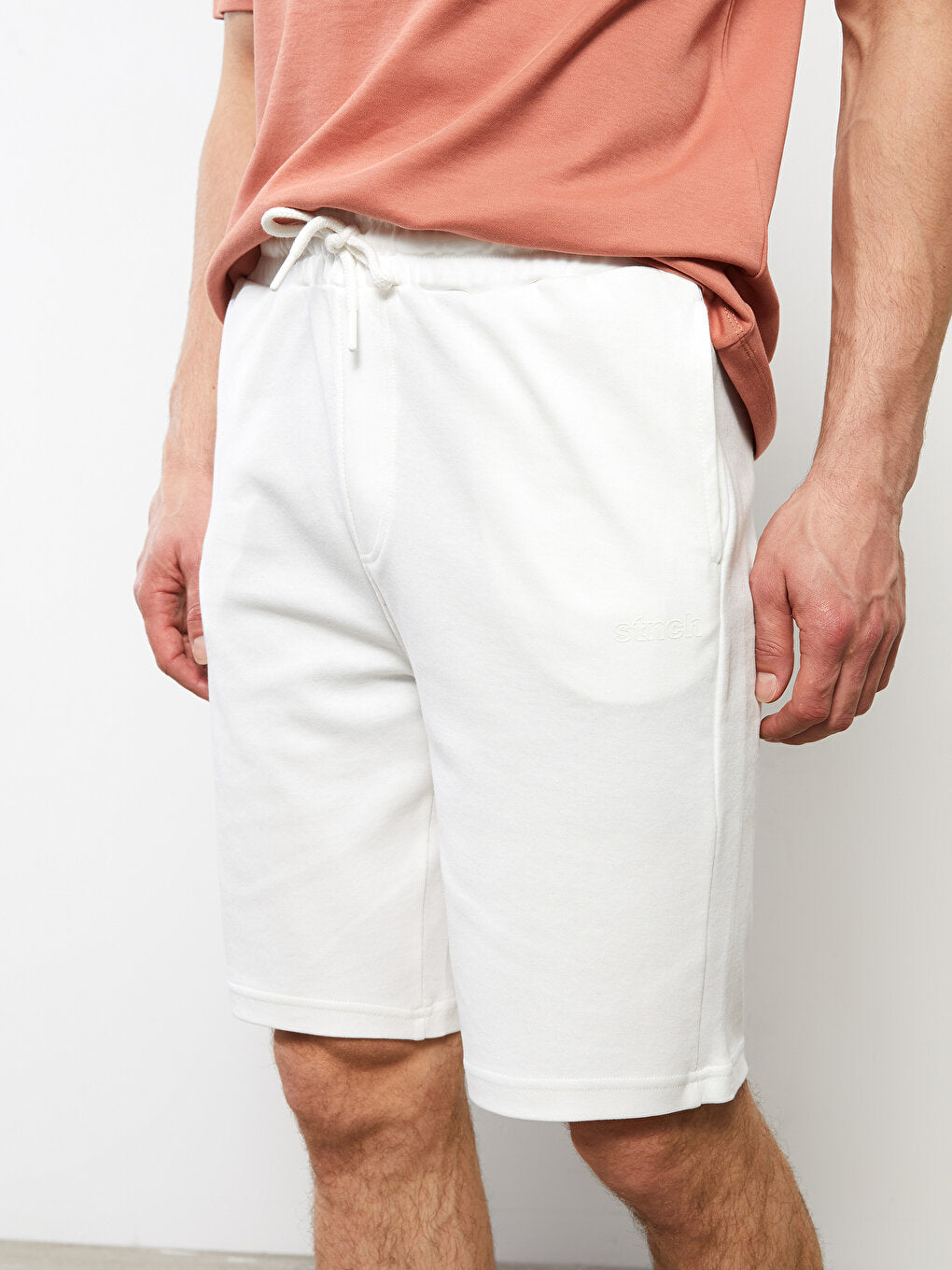 Standard Pattern Knitted Men's Shorts