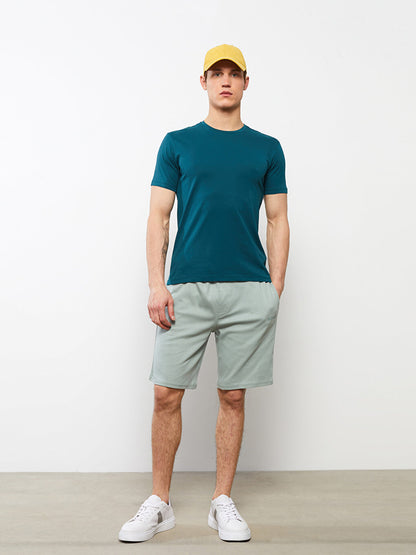 Standard Pattern Knitted Men's Shorts