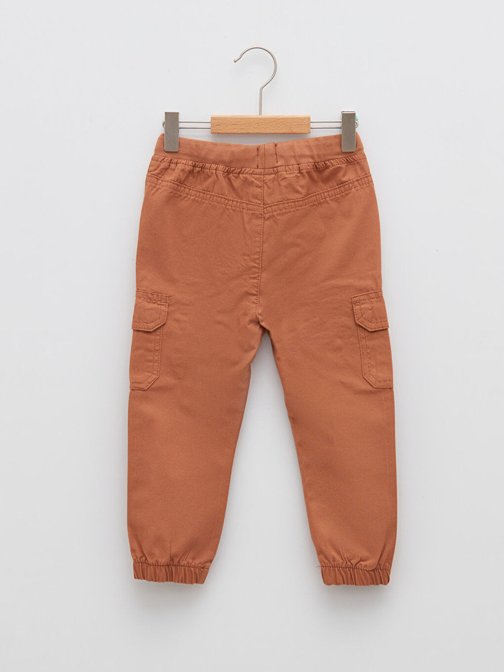 Basic Cotton Baby Boy Jogger Pants with Elastic Waist