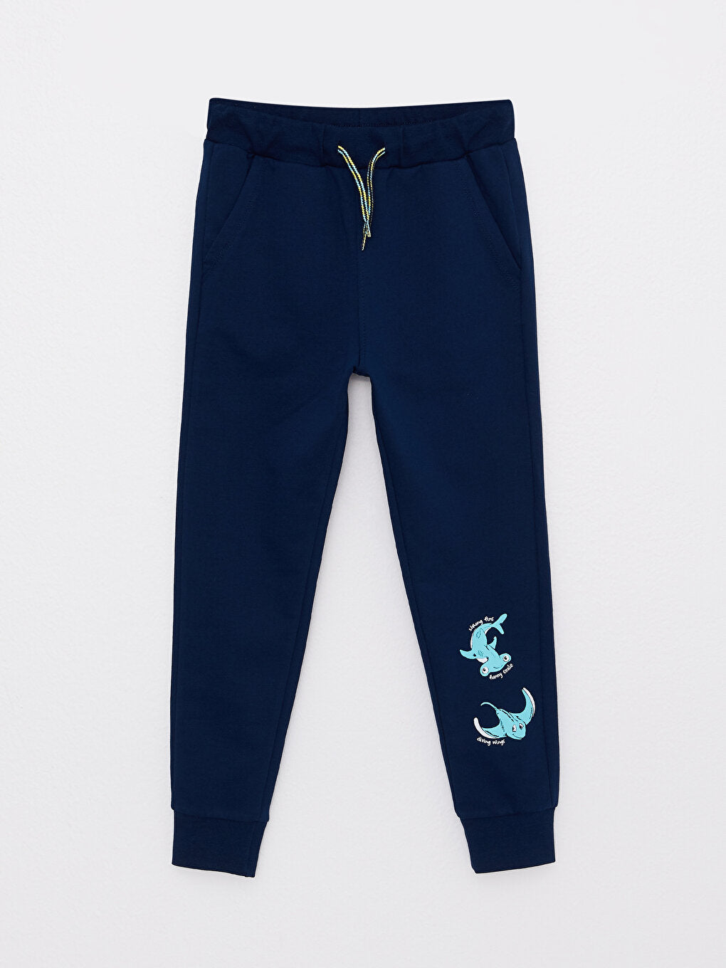 Printed Boys' Jogger Sweatpants with Elastic Waist