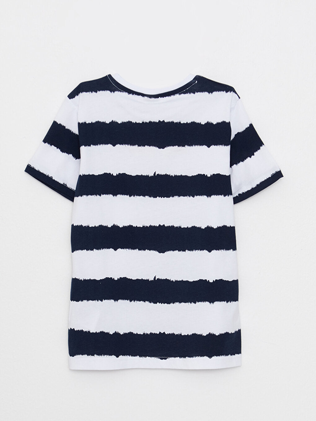 Crew Neck Printed Short Sleeve Cotton Boys' T-Shirt